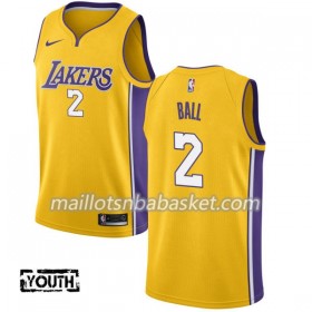 Maillot Enfant Los Angeles Lakers Lonzo Ball 2 Nike 2017-18 Gold Swingman